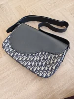 Dior, Saddle Messenger Bag with Flap , Large, Beige, Very Very  Good - Image 14