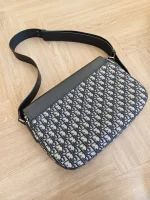 Dior, Saddle Messenger Bag with Flap , Large, Beige, Very Very  Good - Image 16