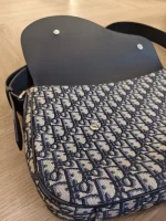 Dior, Saddle Messenger Bag with Flap , Large, Beige, Very Very  Good - Image 21