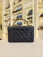 Chanel, WOC Top Handle, , Black, Very Very  Good - Image 5