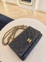 Chanel, WOC Top Handle, , Black, Very Very  Good - Image 14
