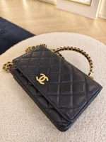 Chanel, WOC Top Handle, , Black, Very Very  Good - Image 15