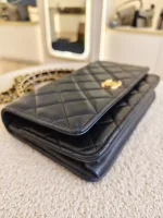 Chanel, WOC Top Handle, , Black, Very Very  Good - Image 16