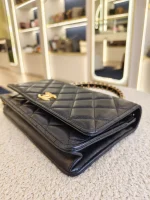Chanel, WOC Top Handle, , Black, Very Very  Good - Image 17