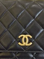 Chanel, WOC Top Handle, , Black, Very Very  Good - Image 21