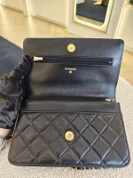 Chanel, WOC Top Handle, , Black, Very Very  Good - Image 23