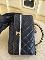Chanel, WOC Top Handle, , Black, Very Very  Good - Image 38