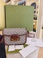 Gucci, Horsebit 1955 Shoulder Bag, , Brown, Very Very  Good - Image 2