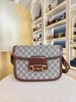 Gucci, Horsebit 1955 Shoulder Bag, , Brown, Very Very  Good - Image 6