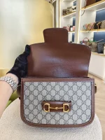 Gucci, Horsebit 1955 Shoulder Bag, , Brown, Very Very  Good - Image 20