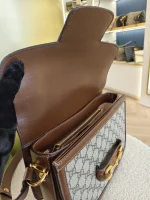 Gucci, Horsebit 1955 Shoulder Bag, , Brown, Very Very  Good - Image 22