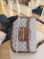Gucci, Horsebit 1955 Shoulder Bag, , Brown, Very Very  Good - Image 36