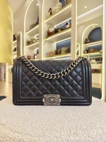 Chanel, Chanel Boy 10, 10", Black, Very Good - Image 6