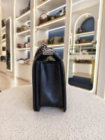Chanel, Chanel Boy 10, 10", Black, Very Good - Image 9