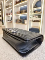 Chanel, Chanel Boy 10, 10", Black, Very Good - Image 12