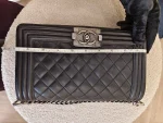 Chanel, Chanel Boy 10, 10", Black, Very Good - Image 38
