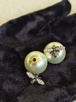 Dior, Tribales Bee Earrings, , Gold, Very Very  Good - Image 12