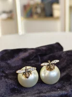 Dior, Tribales Bee Earrings, , Gold, Very Very  Good - Image 16