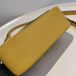Prada, Saffiano Leather Shoulder Bag, , Yellow, Very Very  Good - Image 7