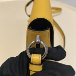 Prada, Saffiano Leather Shoulder Bag, , Yellow, Very Very  Good - Image 14