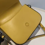 Prada, Saffiano Leather Shoulder Bag, , Yellow, Very Very  Good - Image 17