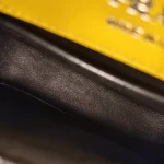 Prada, Saffiano Leather Shoulder Bag, , Yellow, Very Very  Good - Image 21