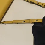 Prada, Saffiano Leather Shoulder Bag, , Yellow, Very Very  Good - Image 26