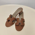 Hermes, Oasis Sandal, 38, Gold, New - Image 4