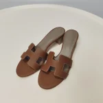 Hermes, Oasis Sandal, 38, Gold, New - Image 5
