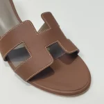 Hermes, Oasis Sandal, 38, Gold, New - Image 6