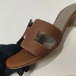 Hermes, Oasis Sandal, 38, Gold, New - Image 15