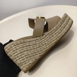 Dior, 30 Montaigne Wedge Slide, 38, Brown, Like New - Image 14