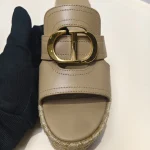 Dior, 30 Montaigne Wedge Slide, 38, Brown, Like New - Image 16