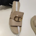 Dior, 30 Montaigne Wedge Slide, 38, Brown, Like New - Image 18