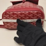 Goyard, Alpin Mini Backpack , Mini, Red, Very Very  Good - Image 36