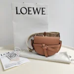 Loewe, Gate Dual Mini Bag, Mini, Brown, Like New - Image 4