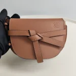 Loewe, Gate Dual Mini Bag, Mini, Brown, Like New - Image 5