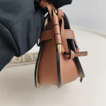 Loewe, Gate Dual Mini Bag, Mini, Brown, Like New - Image 6