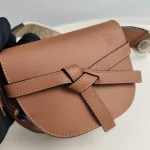 Loewe, Gate Dual Mini Bag, Mini, Brown, Like New - Image 14