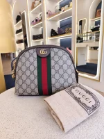 Gucci, Ophidia small shoulder bag, Small, Beige, Very Good - Image 2