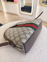 Gucci, Ophidia small shoulder bag, Small, Beige, Very Good - Image 10