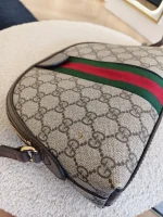 Gucci, Ophidia small shoulder bag, Small, Beige, Very Good - Image 13