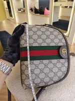Gucci, Ophidia small shoulder bag, Small, Beige, Very Good - Image 34