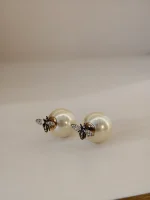 Dior, Tribales Bee Earrings, , Gold, Very Very  Good - Image 20