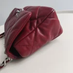Chanel, 19 Flap Bag, 26, Red, Like New - Image 5