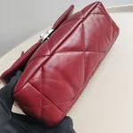 Chanel, 19 Flap Bag, 26, Red, Like New - Image 8
