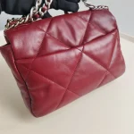 Chanel, 19 Flap Bag, 26, Red, Like New - Image 13