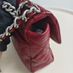 Chanel, 19 Flap Bag, 26, Red, Like New - Image 15