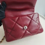 Chanel, 19 Flap Bag, 26, Red, Like New - Image 20