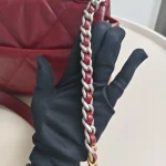 Chanel, 19 Flap Bag, 26, Red, Like New - Image 34